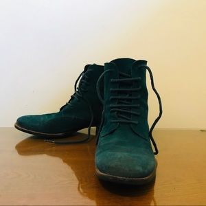 Cuple brand Green vintage boots